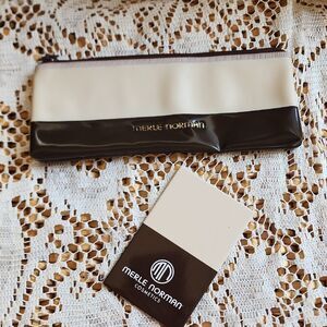 Merle Norman Black and White Cosmetic Bag